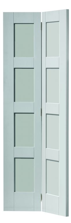 JB Kind Montserrat White Bi Fold Door - 762 x 1981 x 35mm